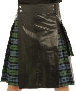 Leather Tartan Kilt
