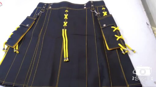 Black Red Hybrid Kilt - Image 6