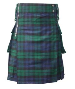 Modern Black Watch Tartan Kilt