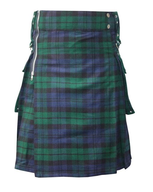 Modern Black Watch Tartan Kilt