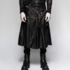 Real Leather Black Kilt