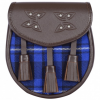 Leather Tartan Sporran