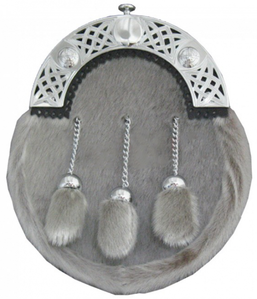 Real Rabbit Fur Sporran