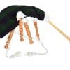 Rosewood Blackwatch Tartan Mini Bagpipe
