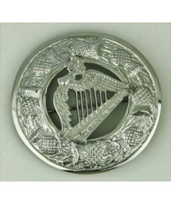 Harp Kilt Fly Plaid Brooch